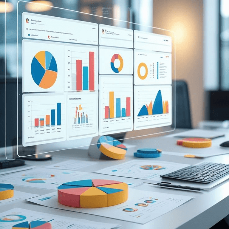 Physical and digital analytics dashboards